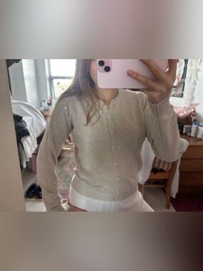 Brandy Melville cream sweater